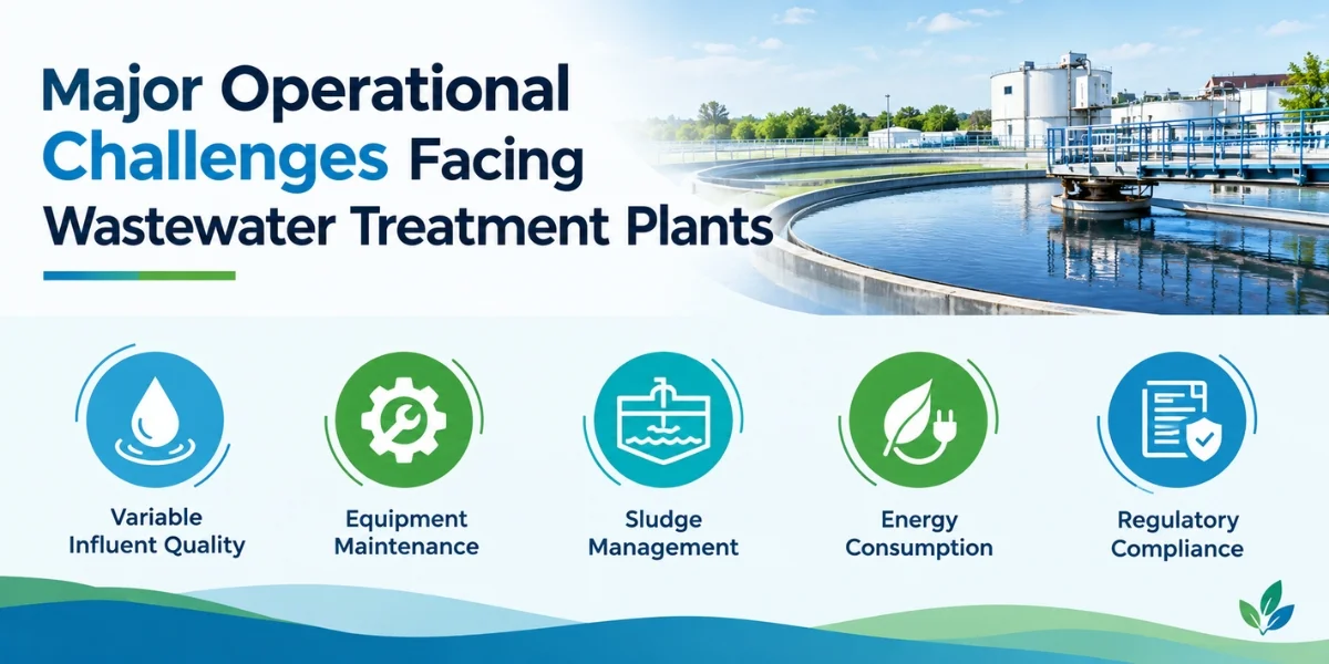 4 Major Operational Challenges Facing Wastewater Treatment Plants (and How to Solve Them)
