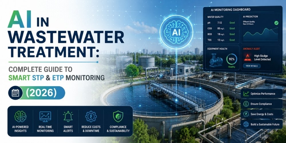 AI in Wastewater Treatment: Complete Guide to Smart STP & ETP Monitoring (2026)
