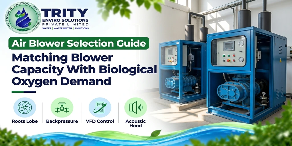 Air Blower Selection for STP and ETP: How to Match Blower Capacity With Aeration Demand