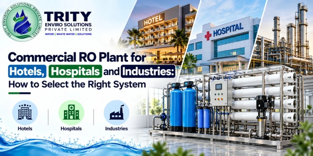 Commercial RO Plant for Hotels, Hospitals and Industries: How to Select the Right System