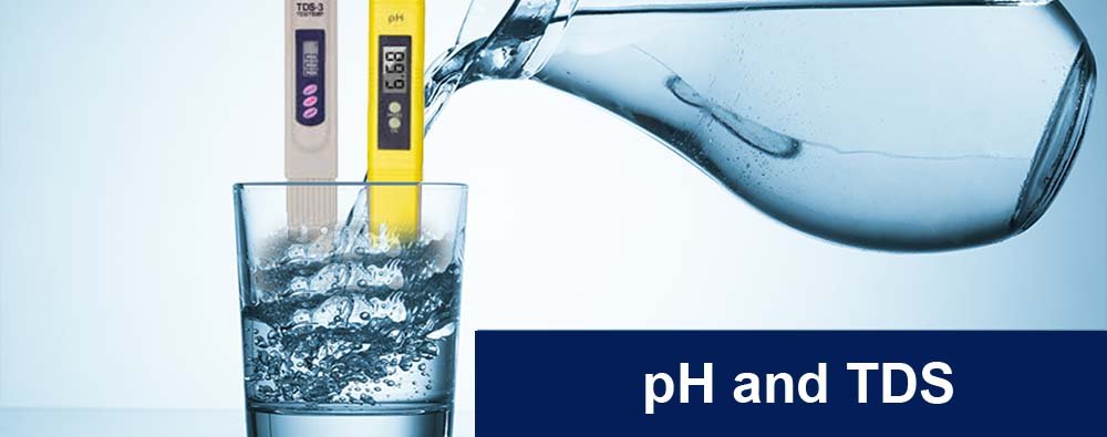 Difference between pH and TDS in the water