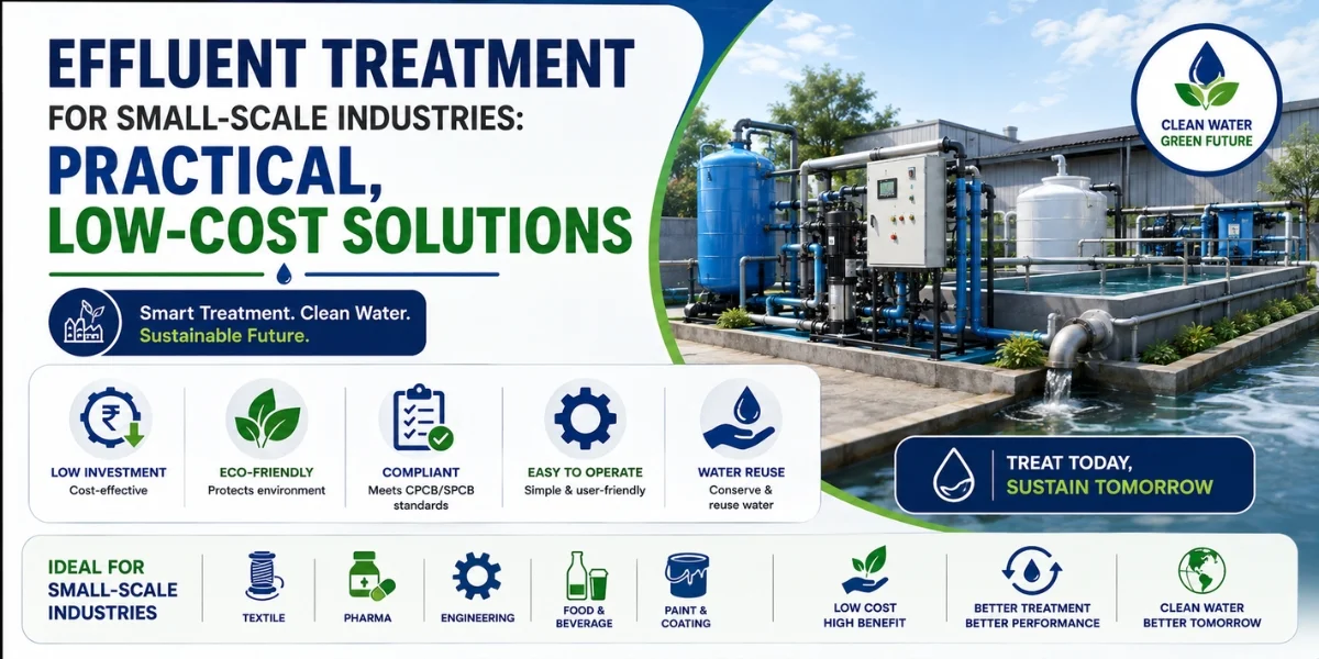 Effluent Treatment for Small-Scale Industries: Practical Solutions, CETP Options & Subsidies