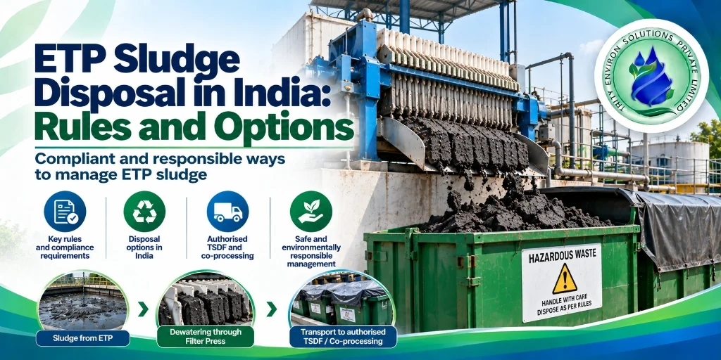 ETP Sludge Disposal in India: Rules and Options