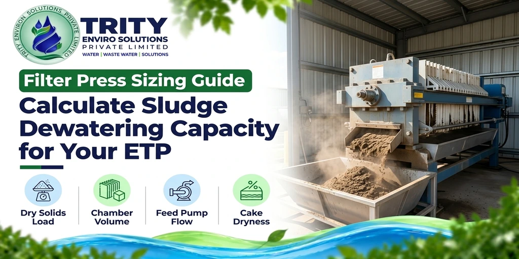 Filter Press Sizing Guide: How to Calculate the Right Sludge Dewatering Capacity
