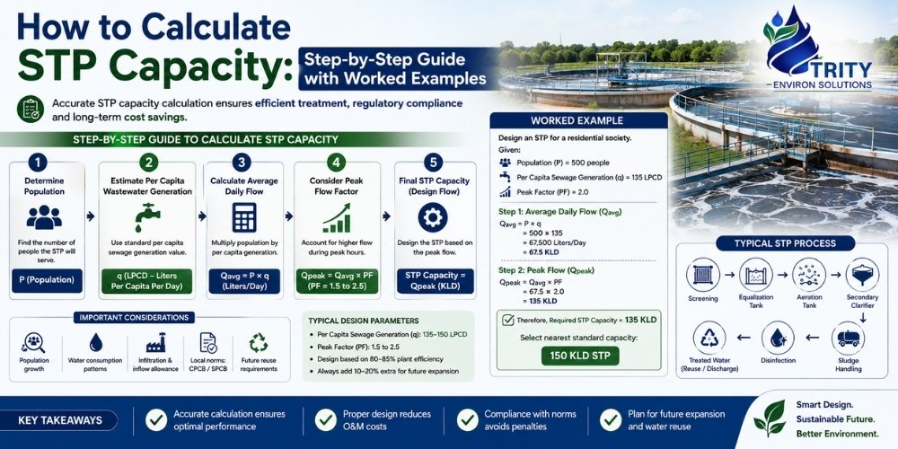 How to Calculate STP Capacity: Step-by-Step Guide with Worked Examples