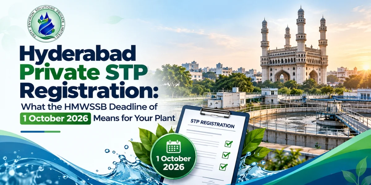 Hyderabad Private STP Registration: What the HMWSSB Deadline of 1 October 2026 Means for Your Plant