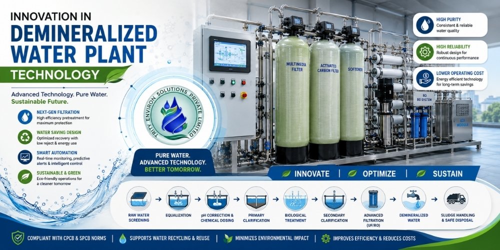 Innovation in Demineralized Water Plant Technology 