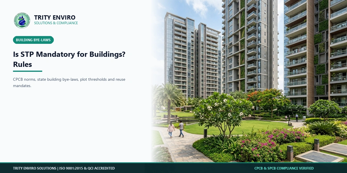 Is an STP Mandatory for Your Building? State-Wise Rules, Area Thresholds and RERA Implications