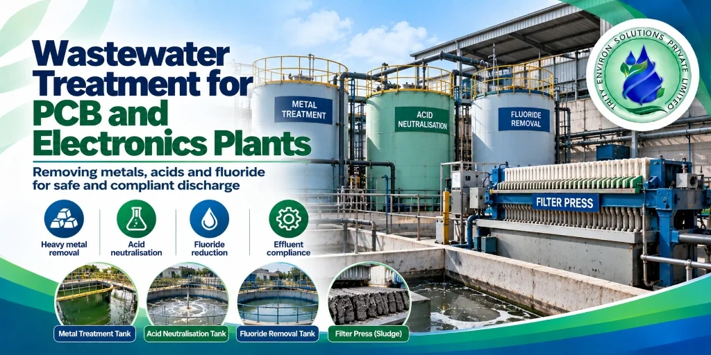 Wastewater Treatment for PCB and Electronics Plants