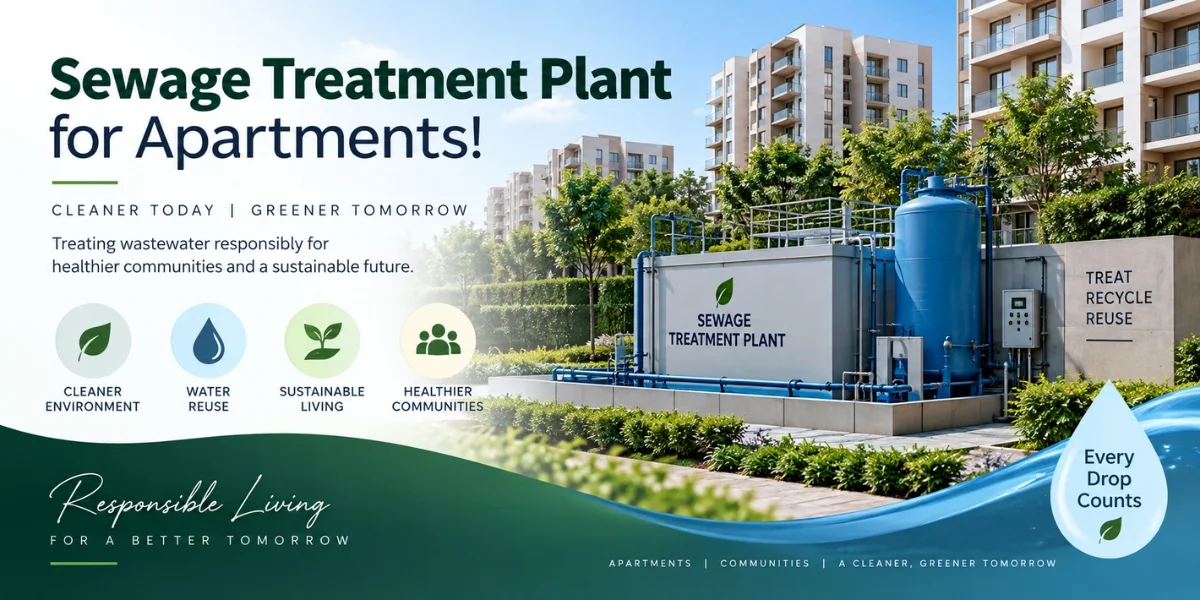 Sewage Treatment Plant for Apartments: Rules, Sizing, Cost & Technology Guide