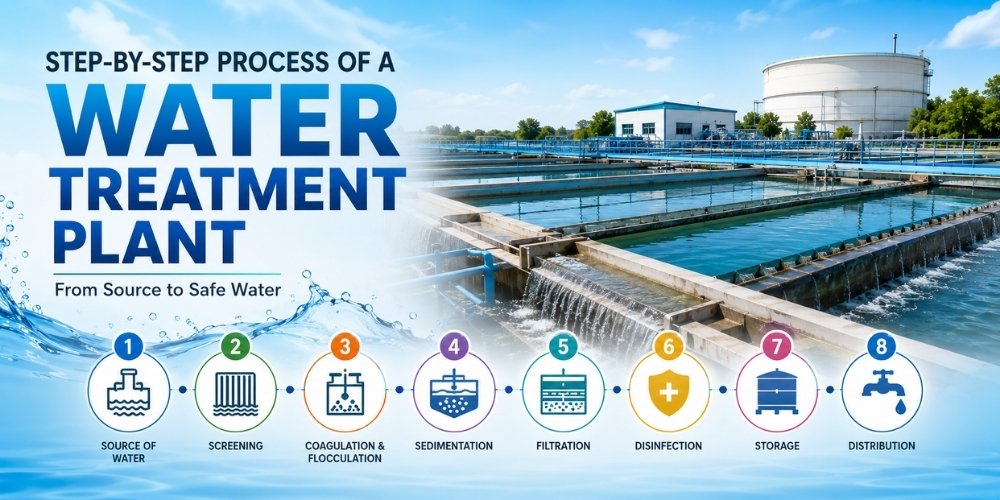 Step-by-Step Process of a Water Treatment Plant