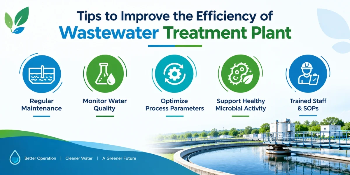 Tips to Improve the <strong>Efficiency of Wastewater Treatment Plant</strong> Operations