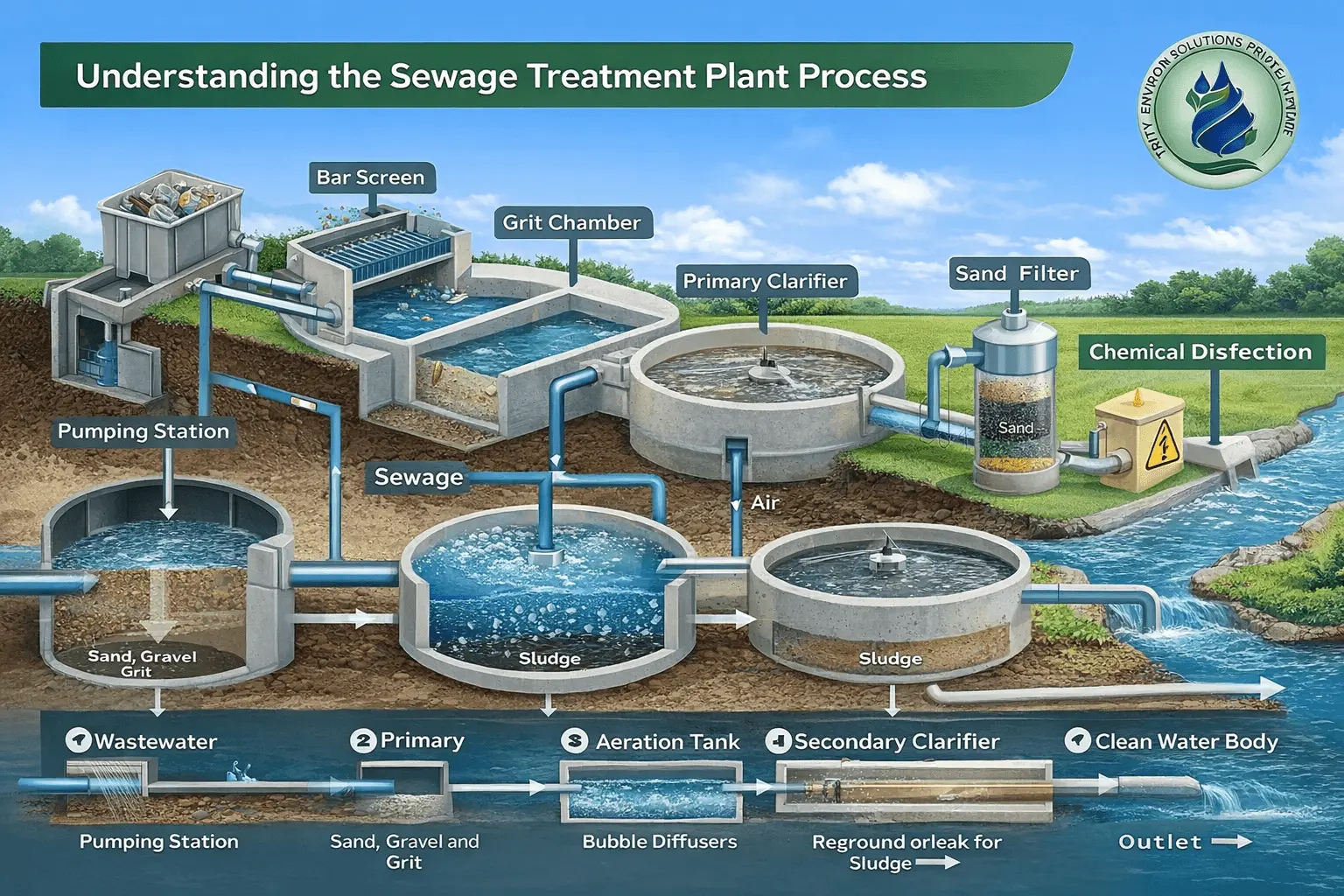 Wastewater Collection and Inlet Chamber