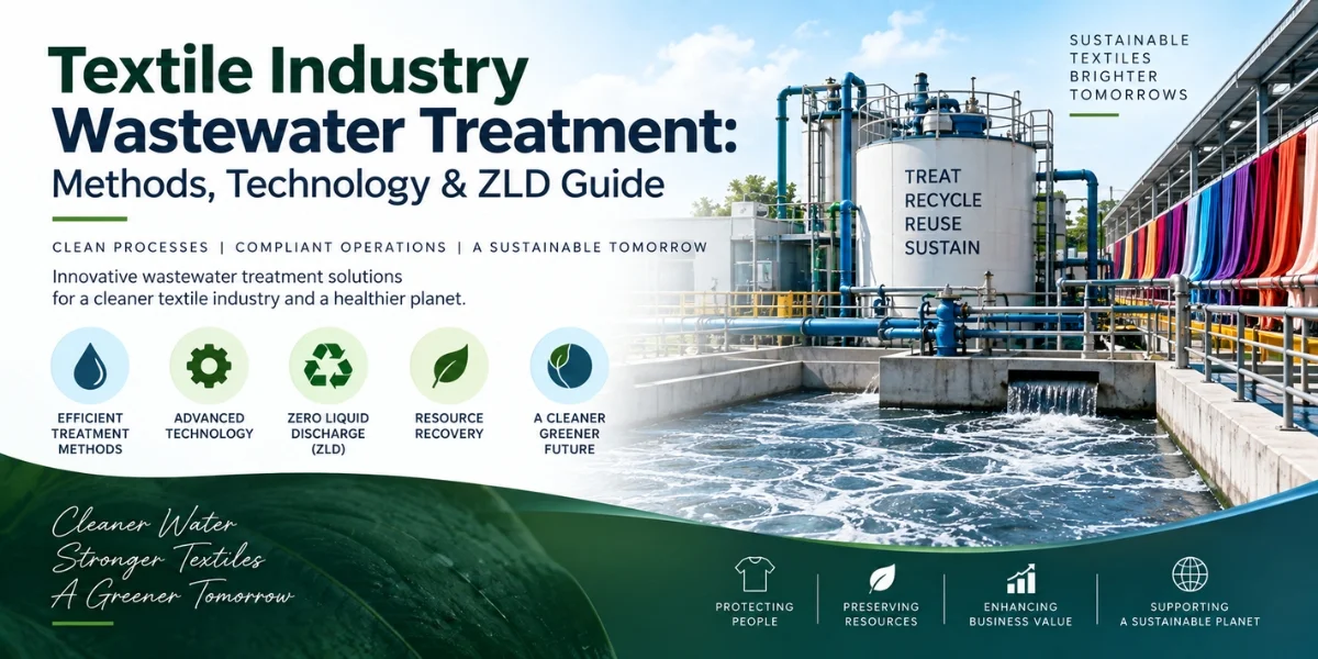Textile Industry Wastewater Treatment: Methods, Technology & ZLD Guide