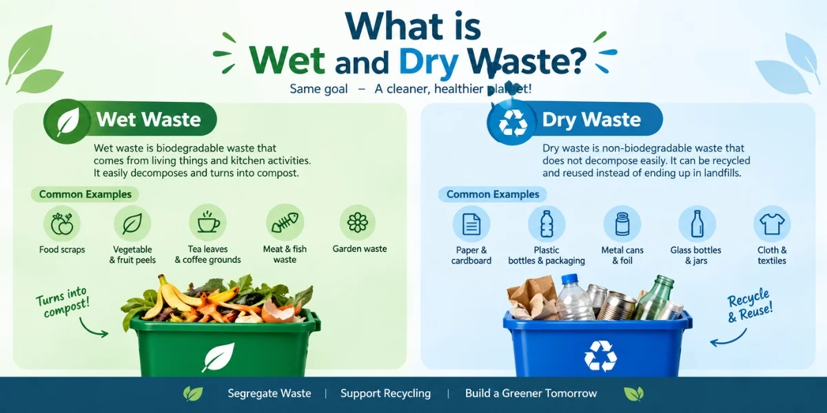 Wet and Dry Waste: Difference, Segregation & the New SWM Rules 2026