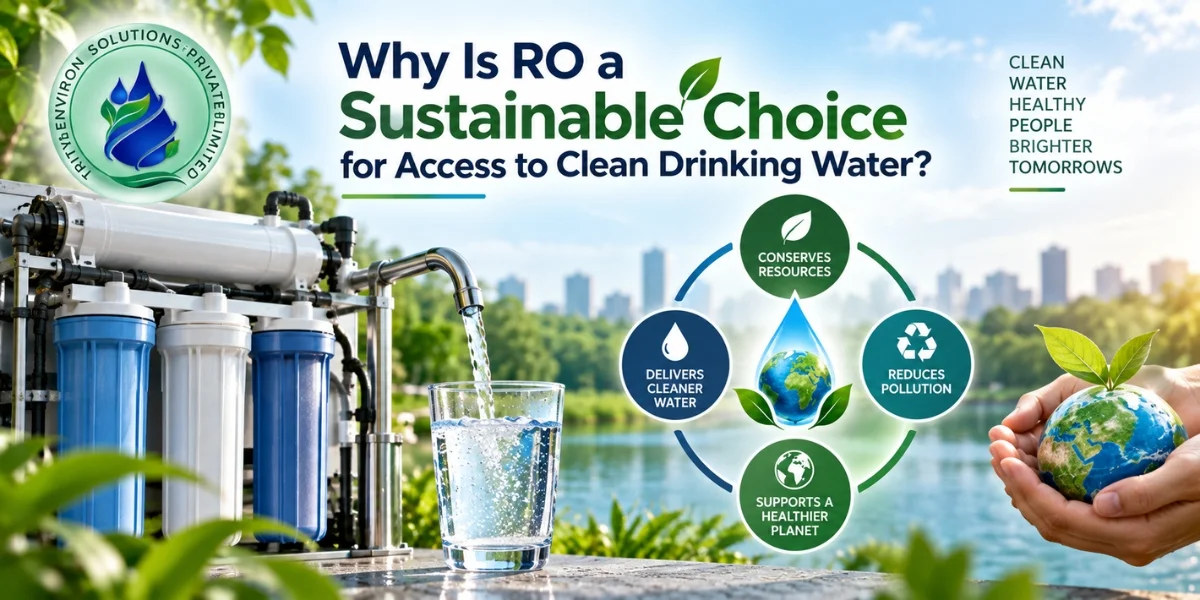 Why Is RO a Sustainable Choice for Access to Clean Drinking Water?