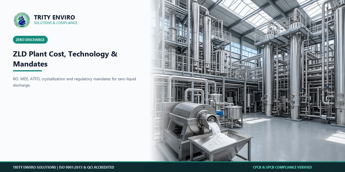 Zero Liquid Discharge (ZLD) Plant: Cost, Technology and When It Becomes Mandatory in India