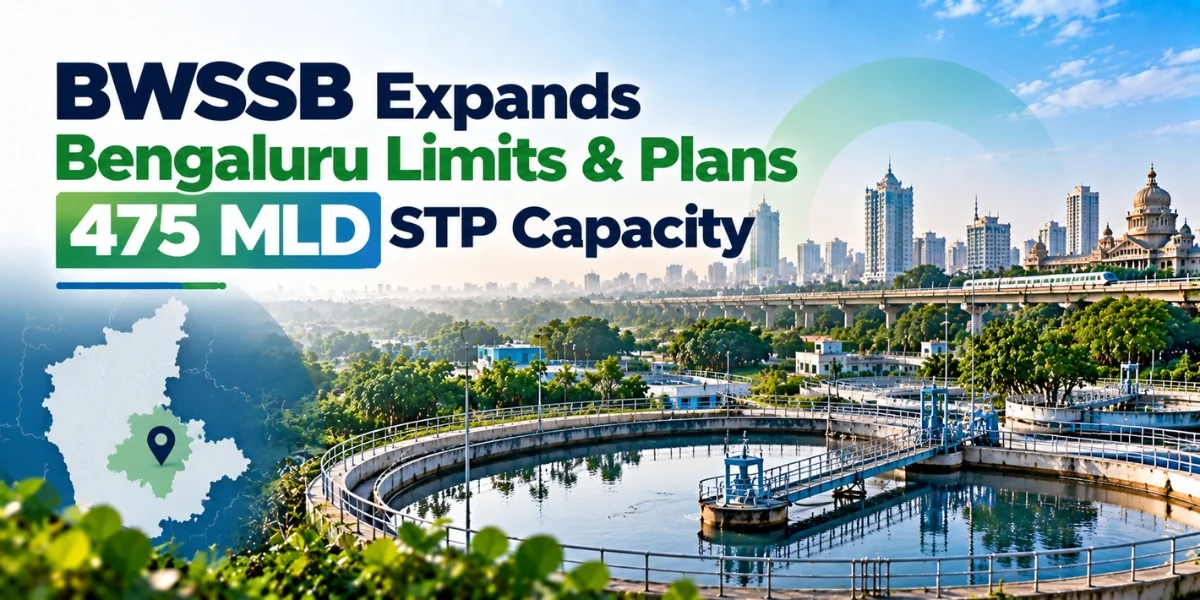 BWSSB Expands Bengaluru Limits & Plans 475 MLD STP Capacity