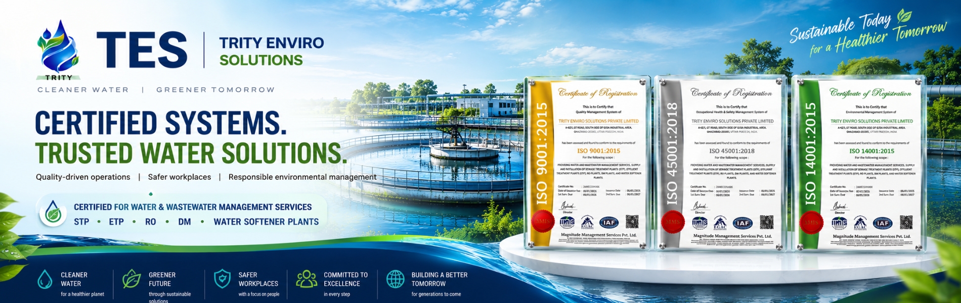 Certified Systems. Trusted Water Solutions.