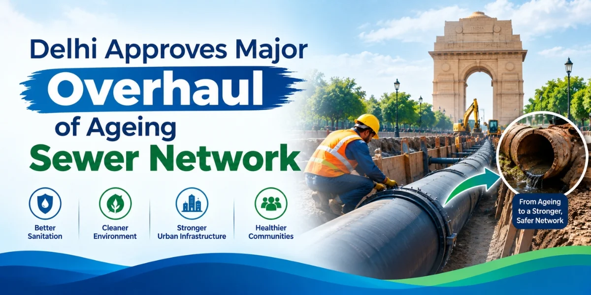 Delhi Approves Major Overhaul of Sewer Network