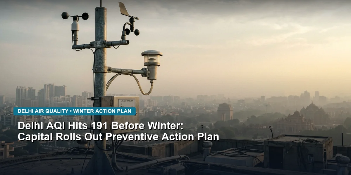 Delhi Stays Off a Global Pollution List, but the Overnight Spike Shows Winter Is Close