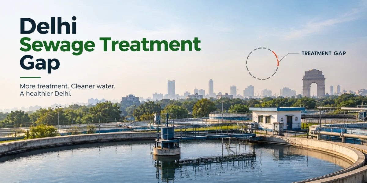 Delhi Faces Sewage Treatment Capacity Gap