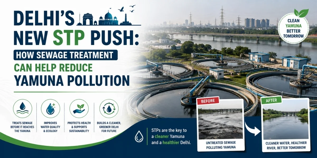 Delhi's New STP Push: How Sewage Treatment Can Help Reduce Yamuna Pollution