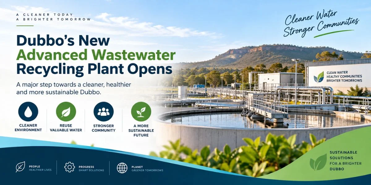 Dubbo's New Advanced Wastewater Recycling Plant Opens
