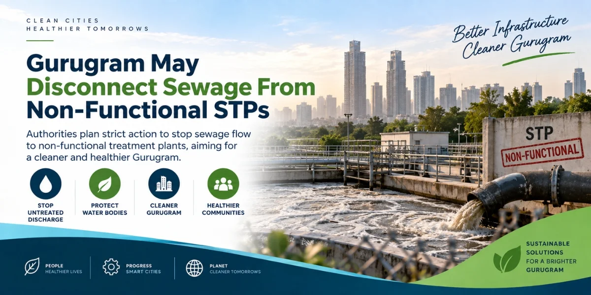 Gurugram May Disconnect Sewage From Non-Functional STPs
