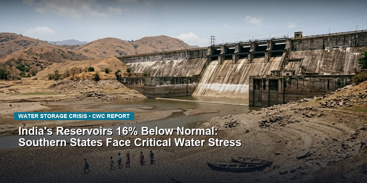 After a Weak Monsoon, Reservoir Data Points to a Tight Water Year and a Bigger Role for Reuse