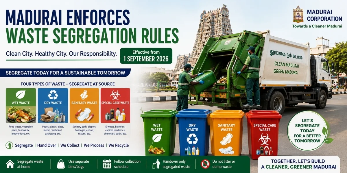 Madurai Enforces Waste Segregation Rules