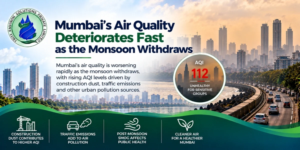 Mumbai's Air Quality Deteriorates Fast as the Monsoon Withdraws