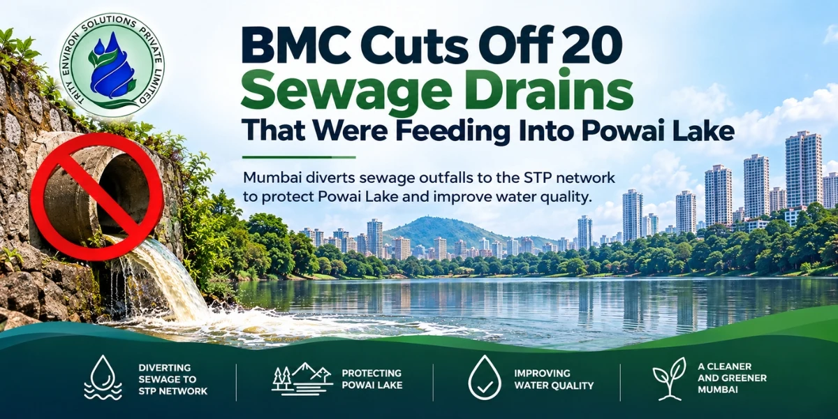 BMC Cuts Off 20 Sewage Drains That Were Feeding Into Powai Lake