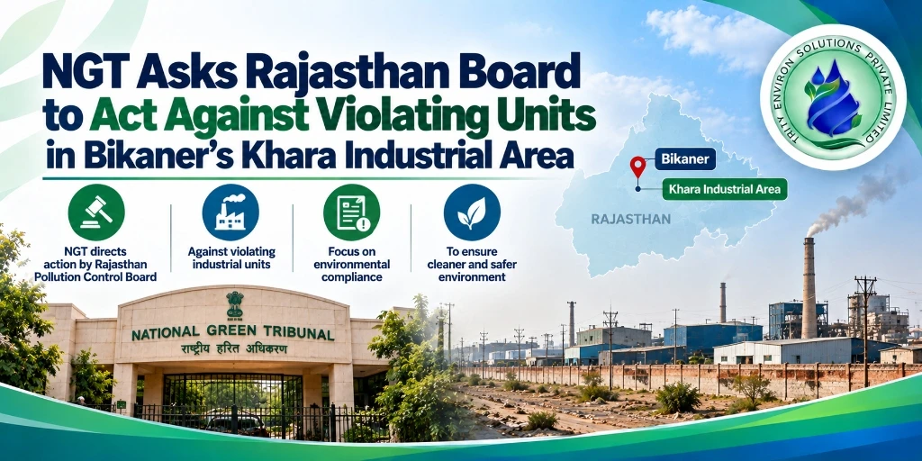 NGT Directs RSPCB Action on Bikaner Khara Industrial Pollution