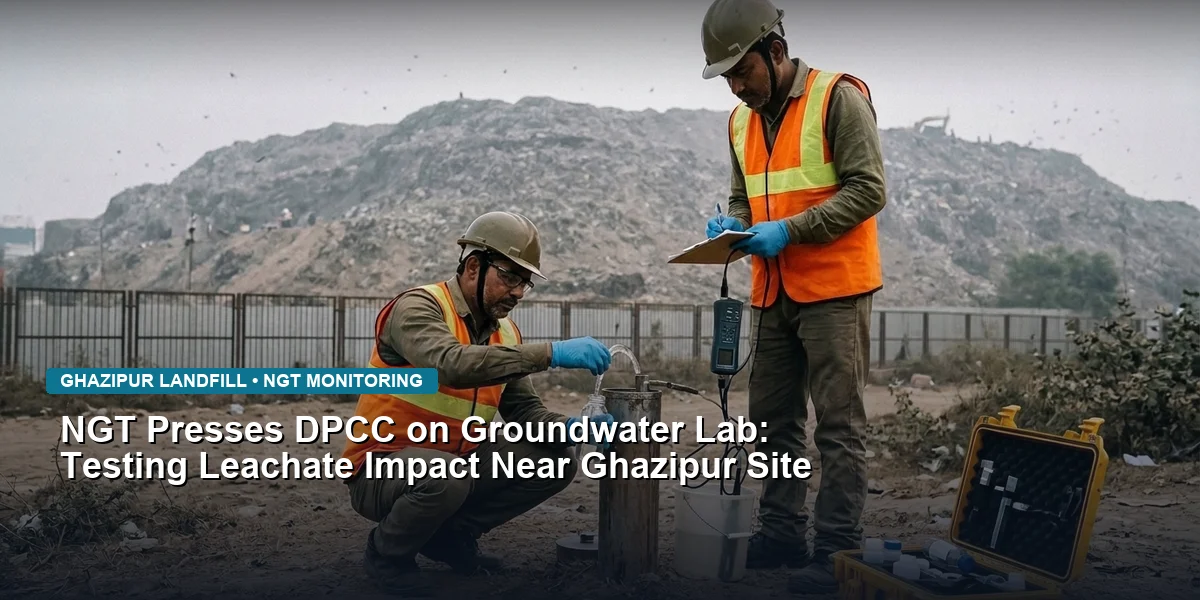 Ghazipur Landfill Case: Tribunal Asks Why Delhi's Pollution Board Cannot Test Groundwater