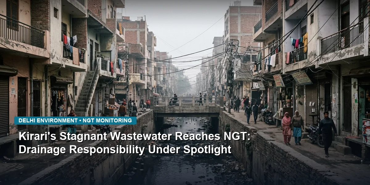 Kirari's Stagnant Wastewater Reaches the NGT: Who Is Responsible for the Drains?