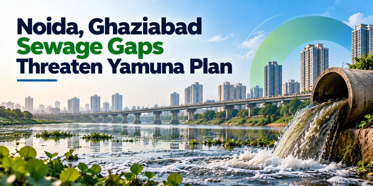Noida, Ghaziabad Sewage Gaps Threaten Yamuna Plan