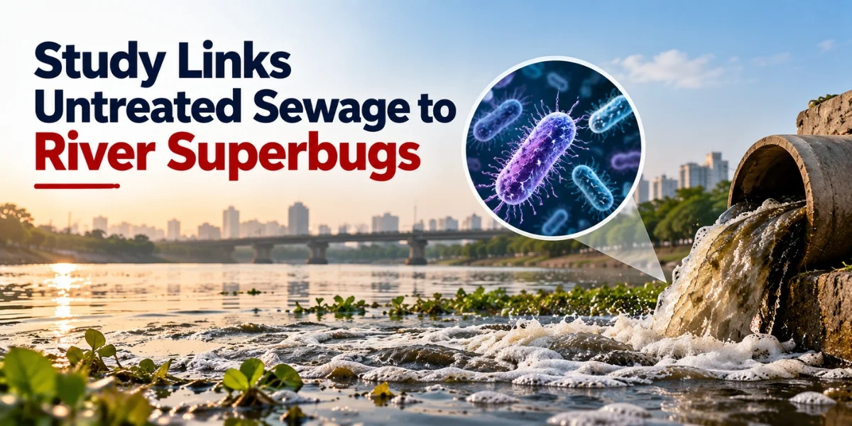 Study Links Untreated Sewage to River Superbugs